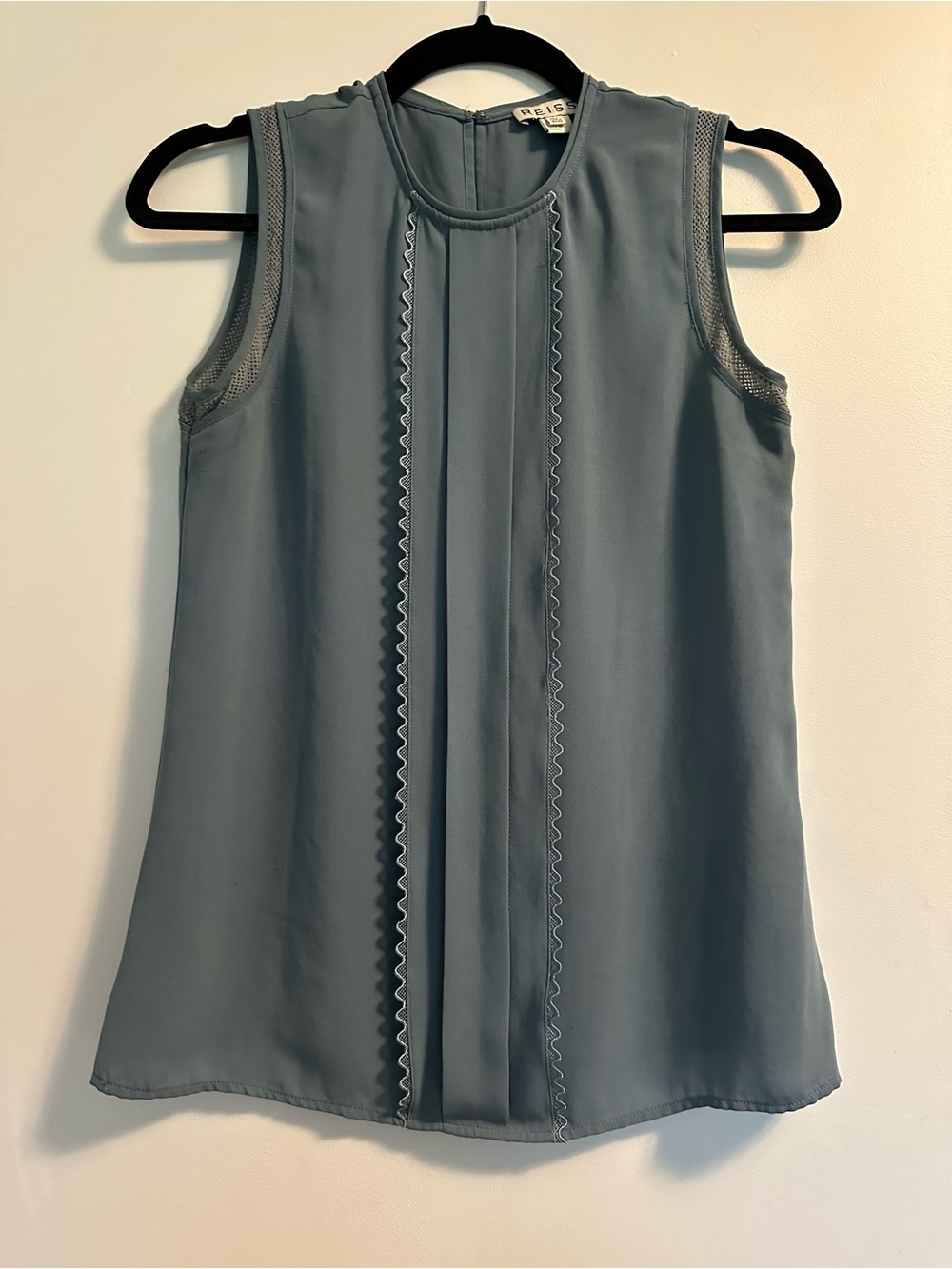 Reiss Dusty Blue Barley Top (0)